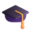 Graduation cap emoji